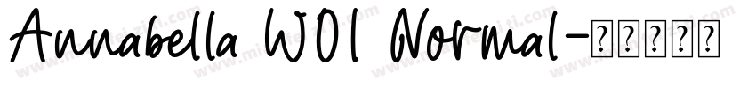 Annabella W01 Normal字体转换